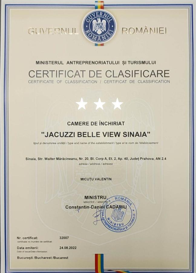 Appartamento Jacuzzi Belle View Sinaia Esterno foto